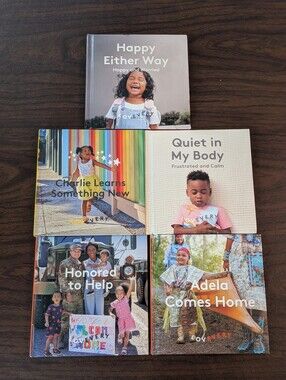 Lovevery Books Lot of 5 Hardback Bundle Kid Toddler  Montessori Real Photo Image